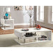 Ninove I White/Chrome End Table - Marjories Furniture (Las Vegas, NV)
