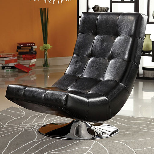 Trinidad Accent Chair Black & Grey - Marjories Furniture (Las Vegas, NV)