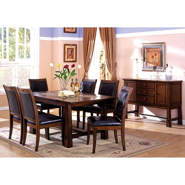 Living Stone Dining Table - Marjories Furniture (Las Vegas, NV)