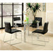 Kona I Chrome Round Dining Table - Marjories Furniture (Las Vegas, NV)