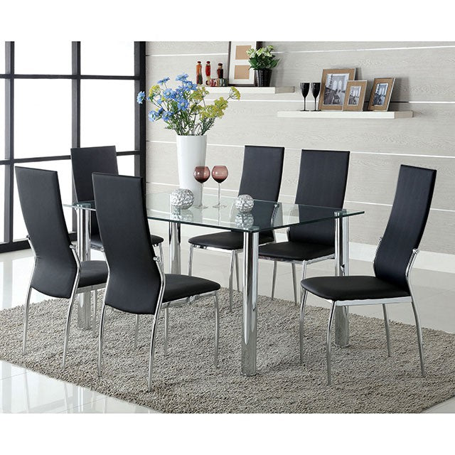 Kalawao Black Side Chair (2/CTN) - Marjories Furniture (Las Vegas, NV)