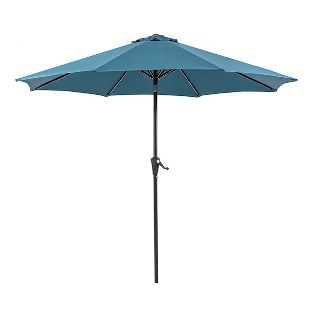 Tano 9' Outdoor Umbrella + 21" Round Base - Marjories Furniture (Las Vegas, NV)