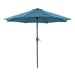 Tano 9' Outdoor Umbrella + 21" Round Base - Marjories Furniture (Las Vegas, NV)