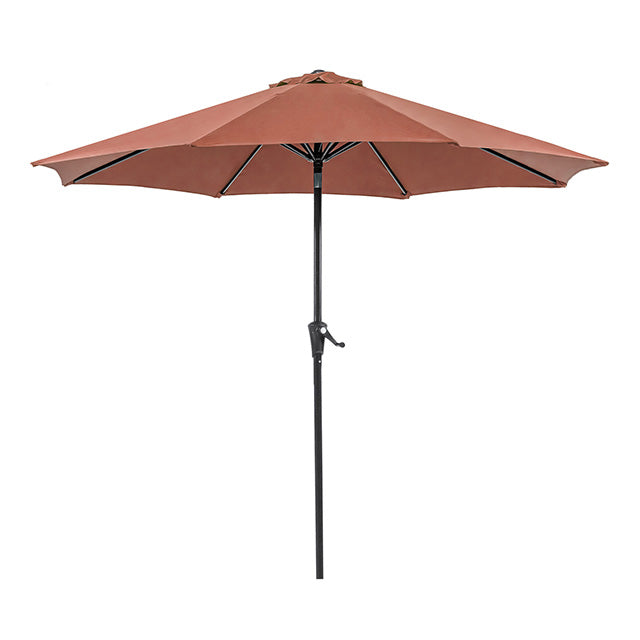 Tano 9' Outdoor Umbrella + 21" Round Base - Marjories Furniture (Las Vegas, NV)