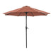 Tano 9' Outdoor Umbrella + 21" Round Base - Marjories Furniture (Las Vegas, NV)
