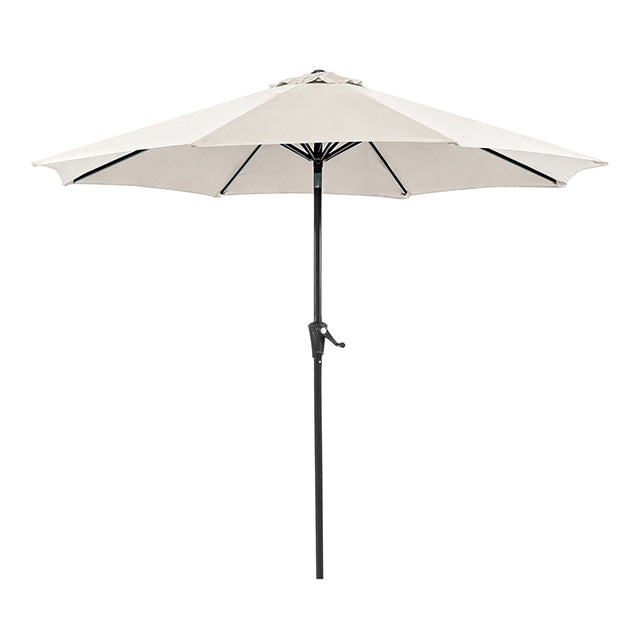 Tano 9' Outdoor Umbrella + 21" Round Base - Marjories Furniture (Las Vegas, NV)