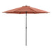 Mora 11' Outdoor Umbrella + 21" Round Base - Marjories Furniture (Las Vegas, NV)