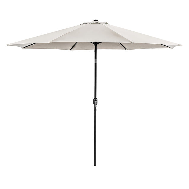 Mora 11' Outdoor Umbrella + 21" Round Base - Marjories Furniture (Las Vegas, NV)