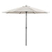 Mora 11' Outdoor Umbrella + 21" Round Base - Marjories Furniture (Las Vegas, NV)