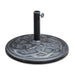 Soli 9' Outdoor Umbrella w/ Auto Tilt + 21" Round Base - Marjories Furniture (Las Vegas, NV)