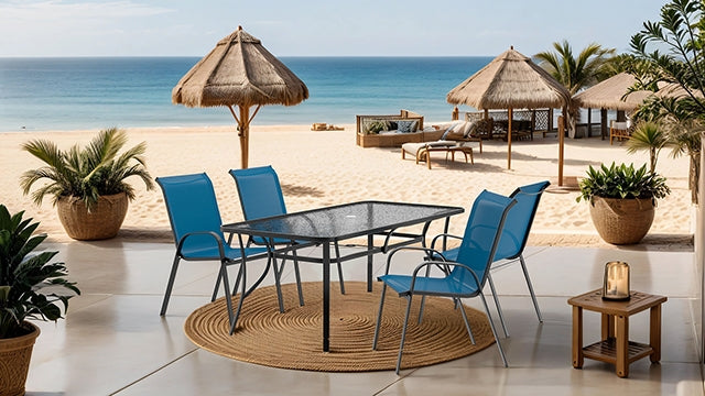 Pierro 5 Pc. Outdoor Dining Set - Marjories Furniture (Las Vegas, NV)