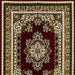 SHINTA Burgundy 5' X 8' Area Rug - Marjories Furniture (Las Vegas, NV)