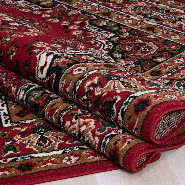 SHINTA Red 5' X 8' Area Rug - Marjories Furniture (Las Vegas, NV)