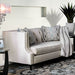 Tegan Beige/Light Blue Love Seat - Marjories Furniture (Las Vegas, NV)