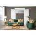 VERDANTE Emerald Green/Gold Sofa - Marjories Furniture (Las Vegas, NV)