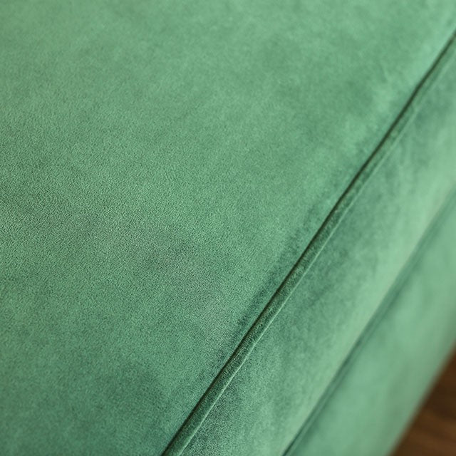 VERDANTE Emerald Green/Gold Sofa - Marjories Furniture (Las Vegas, NV)