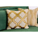 VERDANTE Emerald Green/Gold Sofa - Marjories Furniture (Las Vegas, NV)
