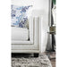 Ilse Off-White/Blue Love Seat - Marjories Furniture (Las Vegas, NV)