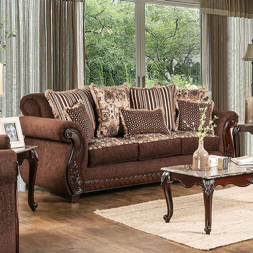 Tabitha Sofa Brown - Marjories Furniture (Las Vegas, NV)
