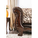 Quirino Light Brown/Dark Brown Love Seat - Marjories Furniture (Las Vegas, NV)