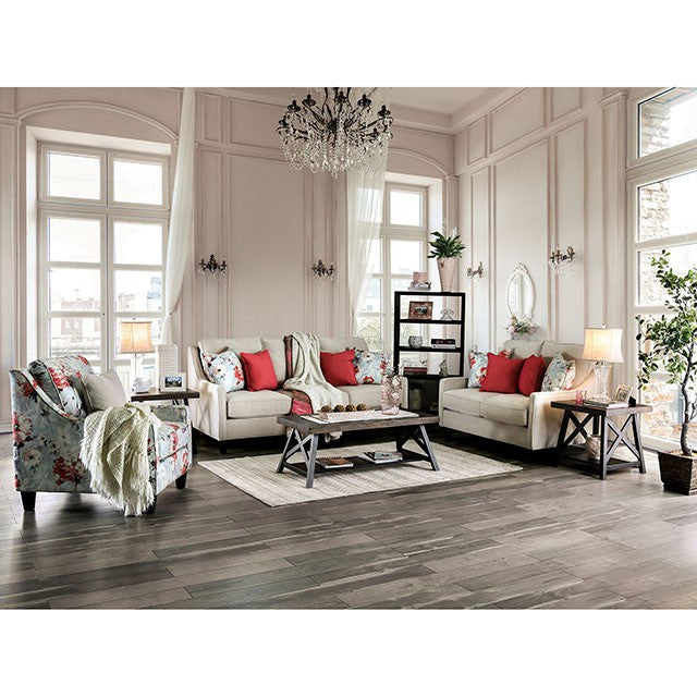 Nadene Ivory Sofa - Marjories Furniture (Las Vegas, NV)