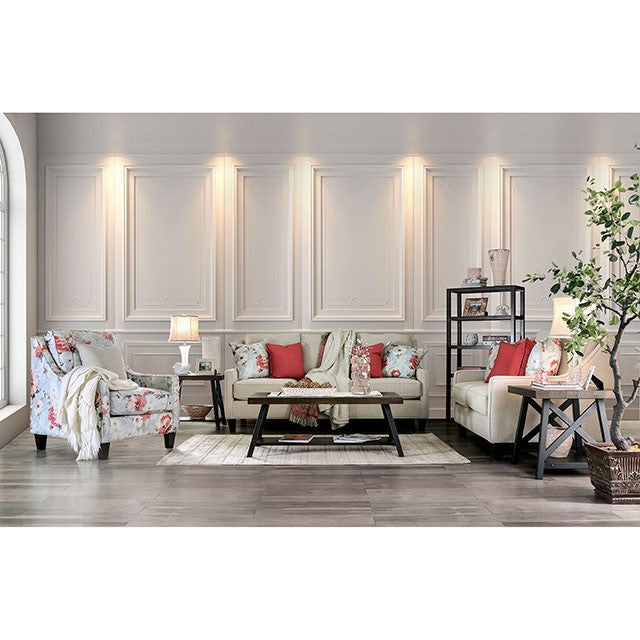 Nadene Ivory Sofa - Marjories Furniture (Las Vegas, NV)