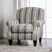 Ames Striped Chair - Marjories Furniture (Las Vegas, NV)