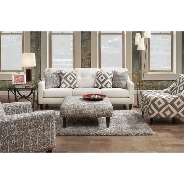 PARKER Gray/Pattern Chair, Crystal Pattern - Marjories Furniture (Las Vegas, NV)