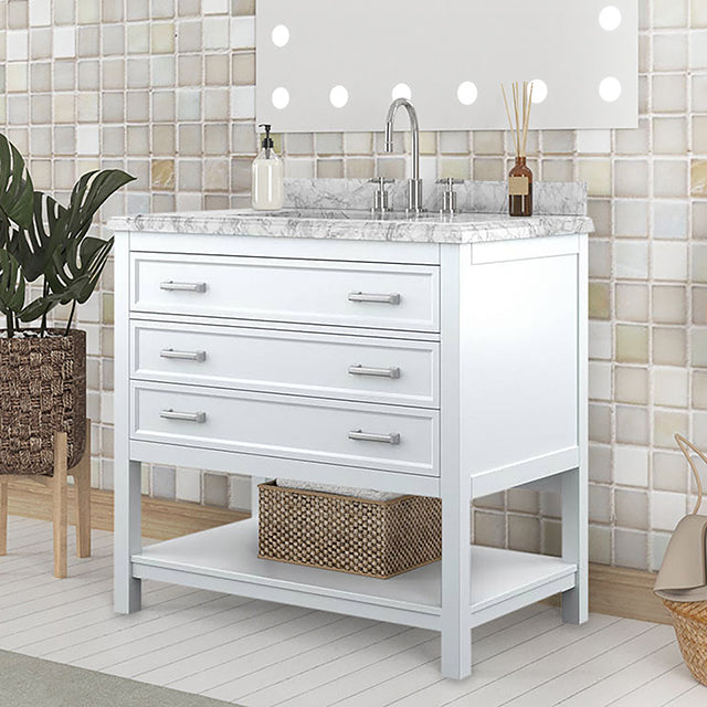 Reston Vanity with Top/ Sink - Marjories Furniture (Las Vegas, NV)