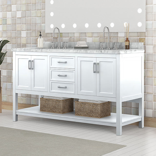 Reston Vanity with Top/ Sink - Marjories Furniture (Las Vegas, NV)