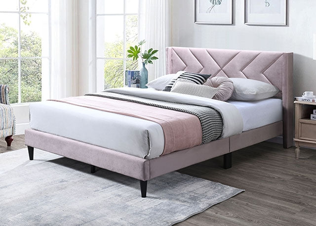 Cherry Queen Bed - Marjories Furniture (Las Vegas, NV)