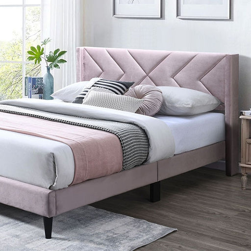 Cherry Queen Bed - Marjories Furniture (Las Vegas, NV)